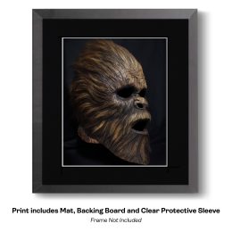 Bigfoot Mask 7 art print