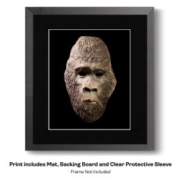 Bigfoot Mask 8 art print