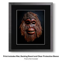 Bigfoot Mask 10 art print