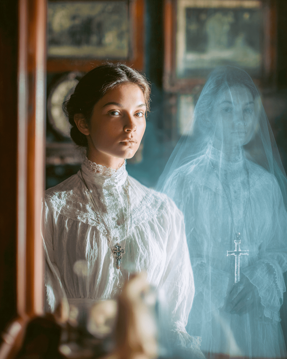 Sisters - Ghost Art Print - 8"x10" Artwork