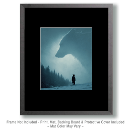 Wolf Spirit Cloud Art