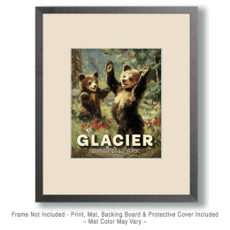 Playful Bear Cubs Art