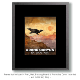 Flying Raven Art