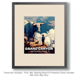 Paul Bunyon and Blue the Ox Art