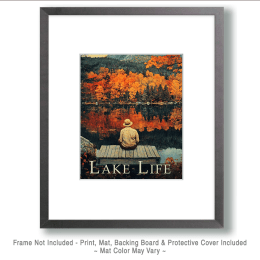 Contemplating on the Dock Art