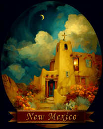 Vintage Adobe Church