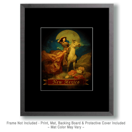 Vintage SW Cowgirl Art