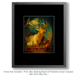 Vintage Elk Souvenir Art