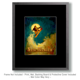 Vintage Snowboarder Art