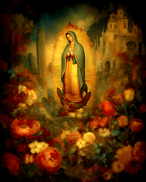 SW Nouveau Our Lady of Guadalupe & Church