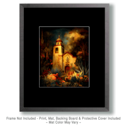 SW Nouveau Our Lady of Guadalupe Adobe Church Art