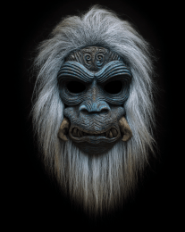 Bigfoot Yeti Mask 4 art print
