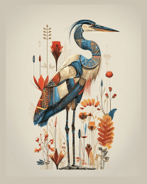 Magical Blue Heron 2 art print