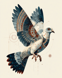 Magical Dove 1 art print
