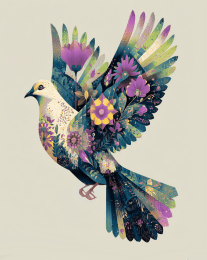 Magical Dove 2 art print