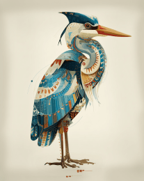 Magical Great Blue Heron 2 art print