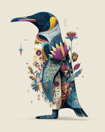 Magical Penguin 1 art print