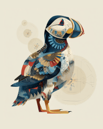 Magical Puffin 1 art print