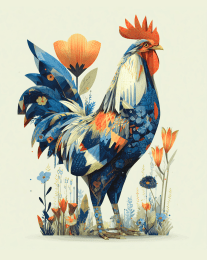 Magical Rooster 1 art print