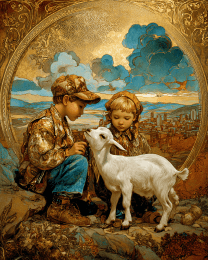SW Nouveau Kids with Goat