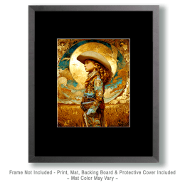 SW Nouveau Cowgirl Art