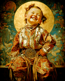 SW Nouveau Baby Laughing Girl