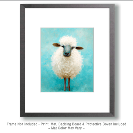 Lamb Fluffball Art