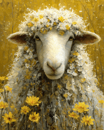 Sheep & Flowers