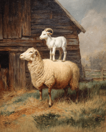 Goat on Sheep's Back
