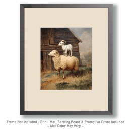 Goat on Sheep's Back Art