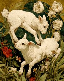 Nouveau Lambs Playing