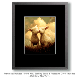 Vintage Lamb Friends Art