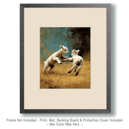 Joyful Lambs Art