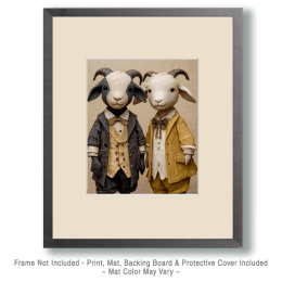 The Two Ram Kids Art