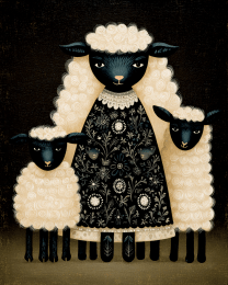 Blackface Sheep Family