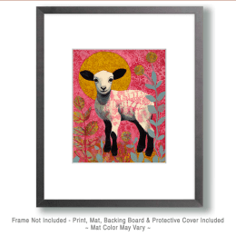Batik Style Lamb Art