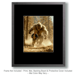The Hazards of Hiking in Bigfoot Territory Art