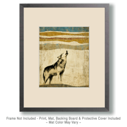 Howling Coyote Art