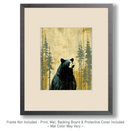 Curious Black Bear Art