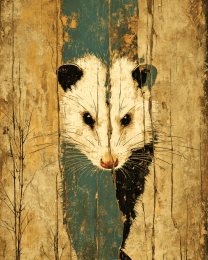 Opossum Face