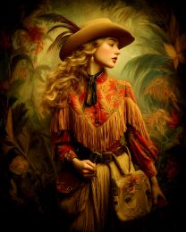 High Style Cowgirl Portrait