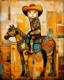 Slim Karl the Cowboy Cat