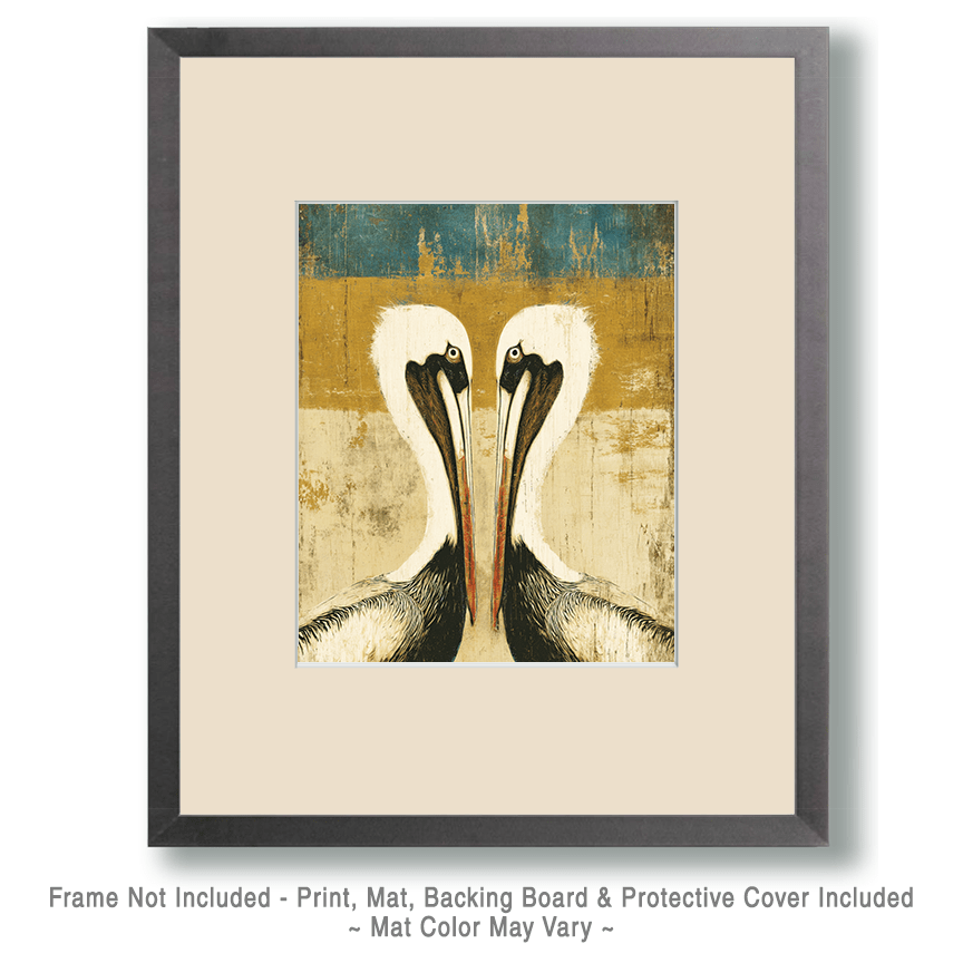 Pelican Face-Off Art