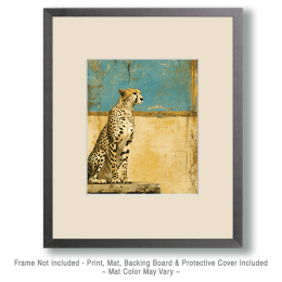Alert Cheetah Art
