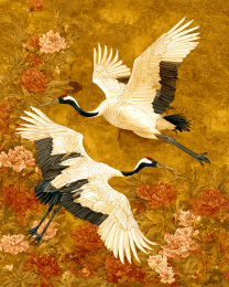 Stylized Crane Birds