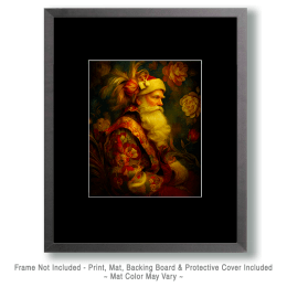 Classic Nouveau Santa Claus Art