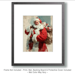 Jolly Santa Claus Art