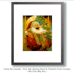 Santa Claus Belly Laugh Art