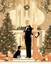 Mid-Century Modern X-mas Toast