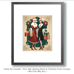 Mid-Century Modern X-mas ShoppersArt